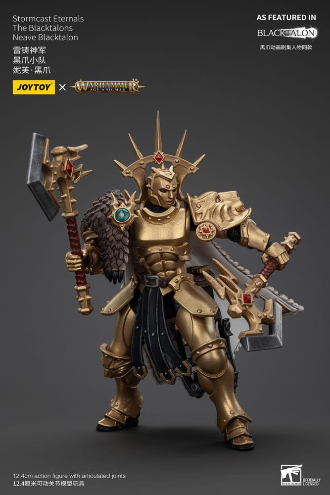 Warhammer Age of Sigmar Actionfigur Stormcast Eternals The Blacktalons Neave Blacktalon 20 cm - Versand: 5-7 Tage nach Bestellung