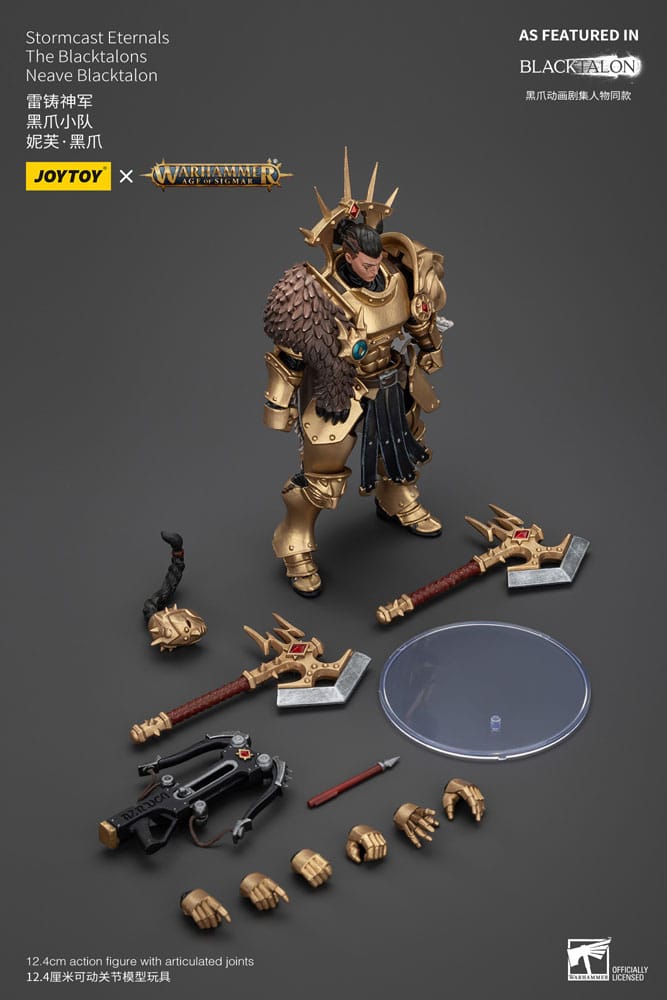 Warhammer Age of Sigmar Actionfigur Stormcast Eternals The Blacktalons Neave Blacktalon 20 cm - Versand: 5-7 Tage nach Bestellung
