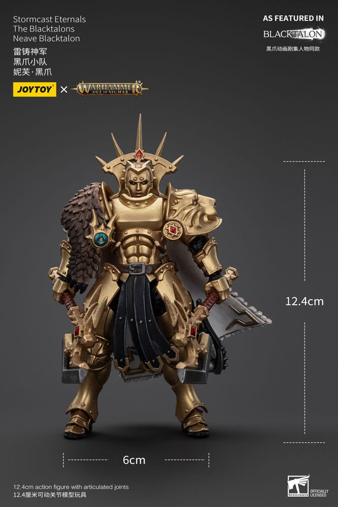Warhammer Age of Sigmar Actionfigur Stormcast Eternals The Blacktalons Neave Blacktalon 20 cm - Versand: 5-7 Tage nach Bestellung
