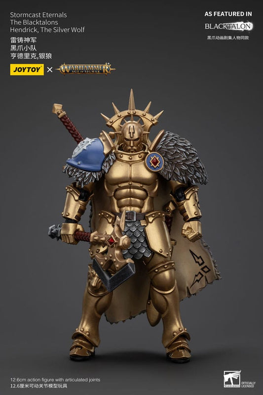 Warhammer Age of Sigmar Actionfigur Stormcast Eternals The Blacktalons Hendrick The Silver Wolf 20 cm - Versand: 5-7 Tage nach Bestellung