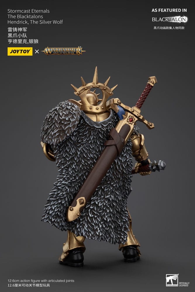 Warhammer Age of Sigmar Actionfigur Stormcast Eternals The Blacktalons Hendrick The Silver Wolf 20 cm - Versand: 5-7 Tage nach Bestellung