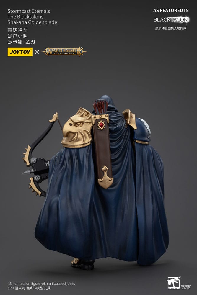 Warhammer Age of Sigmar Actionfigur Stormcast Eternals The Blacktalons Shakana Goldenblade 20 cm - Versand: 5-7 Tage nach Bestellung
