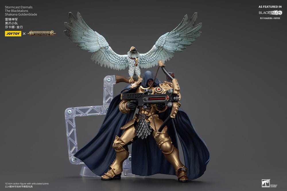 Warhammer Age of Sigmar Actionfigur Stormcast Eternals The Blacktalons Shakana Goldenblade 20 cm - Versand: 5-7 Tage nach Bestellung