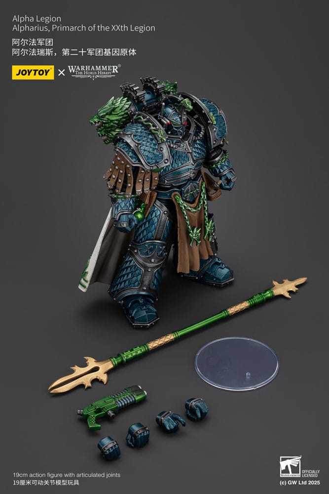 Warhammer The Horus Heresy Actionfigur Alpha Legion Alpharius, Primarch of the XXth Legion 25 cm - Preorder - ETA: 07.11.2025