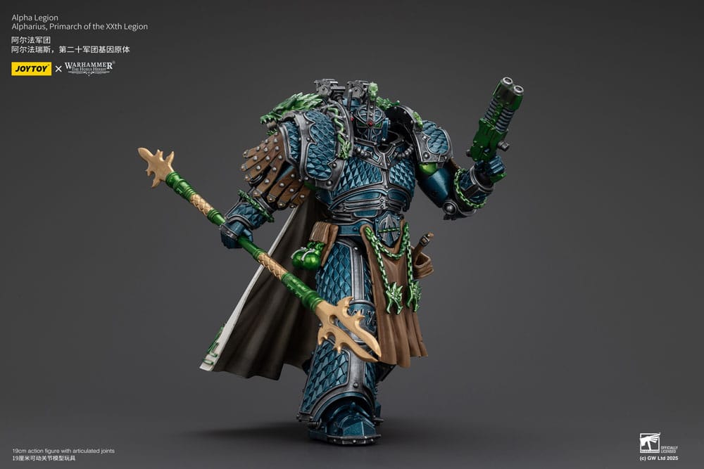 Warhammer The Horus Heresy Actionfigur Alpha Legion Alpharius, Primarch of the XXth Legion 25 cm - Preorder - ETA: 07.11.2025