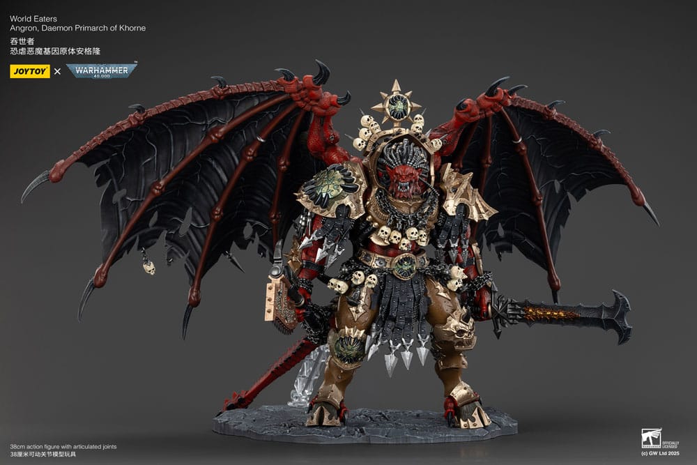 Warhammer 40k Actionfigur World Eaters Angron Daemon Primarch of Khorne 48 cm - Preorder - ETA: 07.11.2025