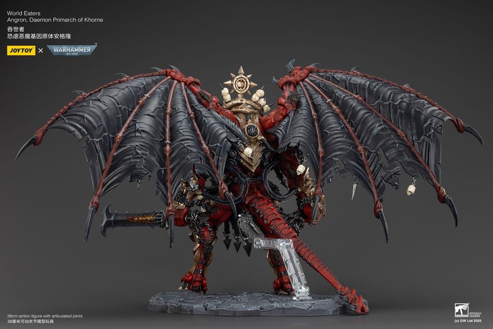 Warhammer 40k Actionfigur World Eaters Angron Daemon Primarch of Khorne 48 cm - Preorder - ETA: 07.11.2025