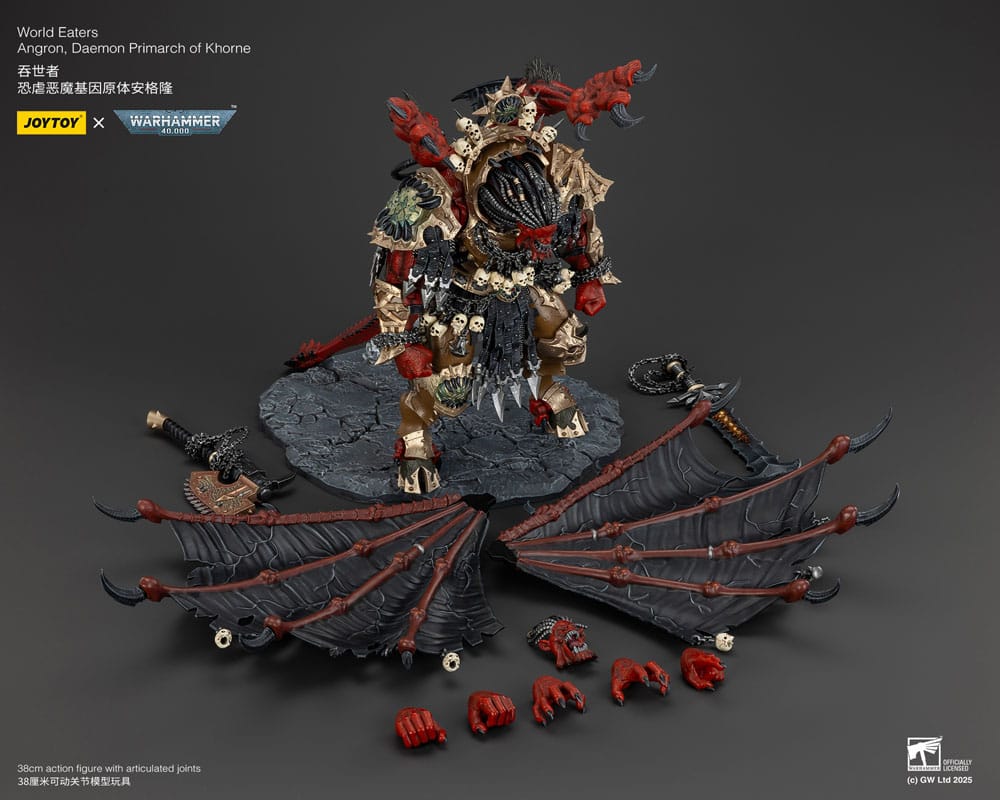 Warhammer 40k Actionfigur World Eaters Angron Daemon Primarch of Khorne 48 cm - Preorder - ETA: 07.11.2025
