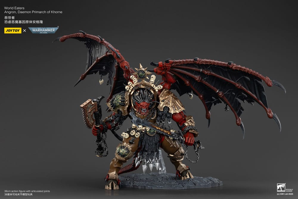 Warhammer 40k Actionfigur World Eaters Angron Daemon Primarch of Khorne 48 cm - Preorder - ETA: 07.11.2025