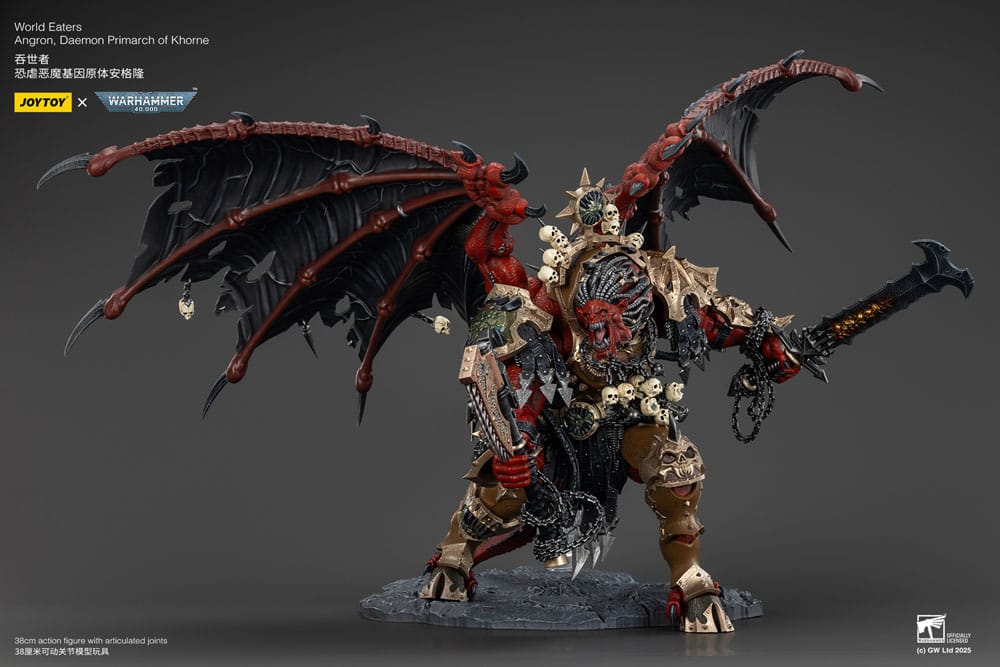Warhammer 40k Actionfigur World Eaters Angron Daemon Primarch of Khorne 48 cm - Preorder - ETA: 07.11.2025
