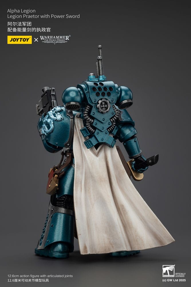 Warhammer The Horus Heresy Actionfigur Alpha Legion Praetor with Power Sword 20 cm - Preorder - ETA: 08.09.2025