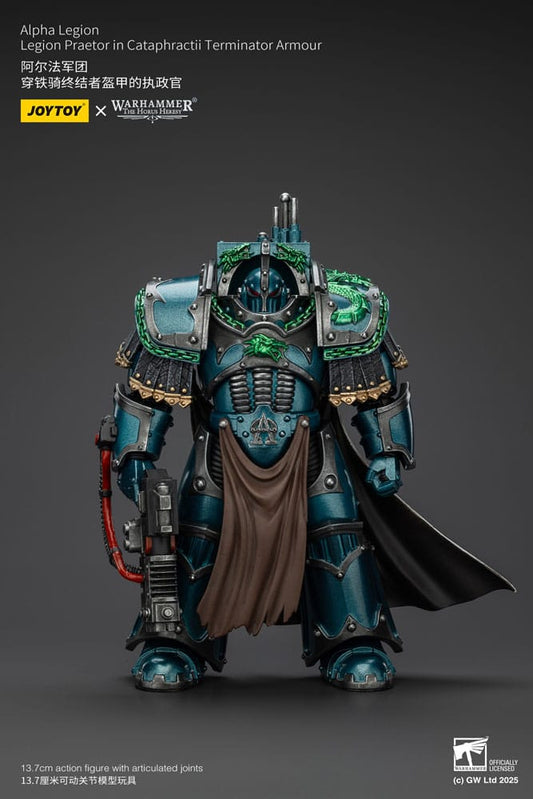 Warhammer The Horus Heresy Actionfigur Alpha Legion Legion Praetor in Cataphractii Terminator Armour 18 cm - Preorder - ETA: 10.01.2026