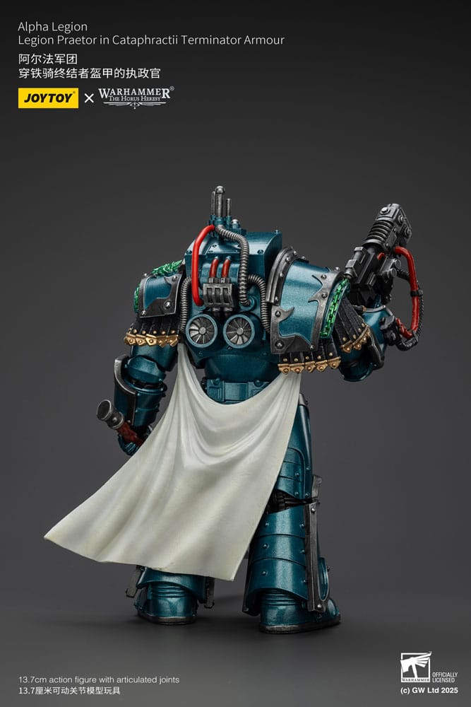 Warhammer The Horus Heresy Actionfigur Alpha Legion Legion Praetor in Cataphractii Terminator Armour 18 cm - Preorder - ETA: 10.01.2026
