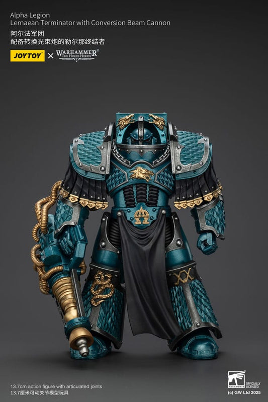 Warhammer The Horus Heresy Actionfigur Alpha Legion Lernaean Terminator with Conversion Beam Cannon 20 cm - Preorder - ETA: 10.01.2026