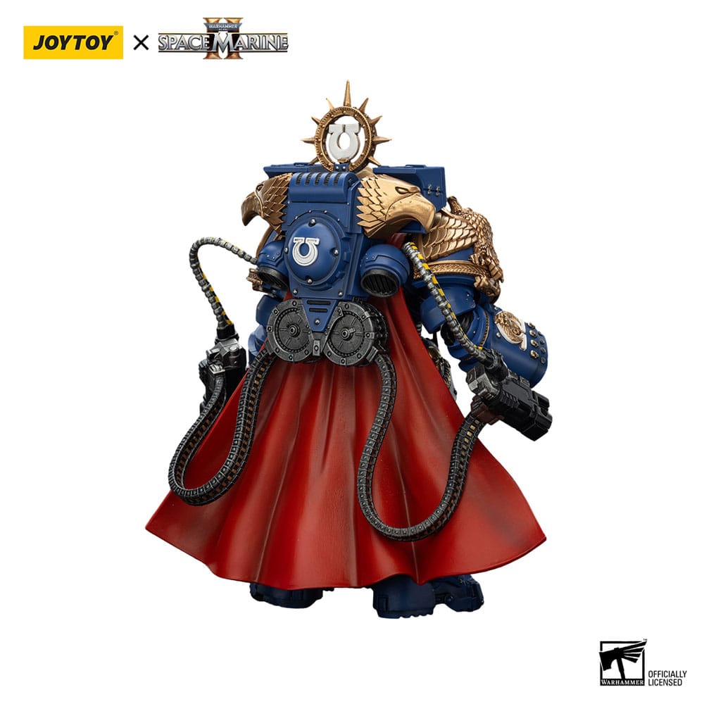 Warhammer 40k Actionfigur Ultramarines Marneus Calgar Chapter Master with MKX Gravis Armour and Gauntlets of Ultramar 20 cm - Preorder - ETA: 07.11.2025
