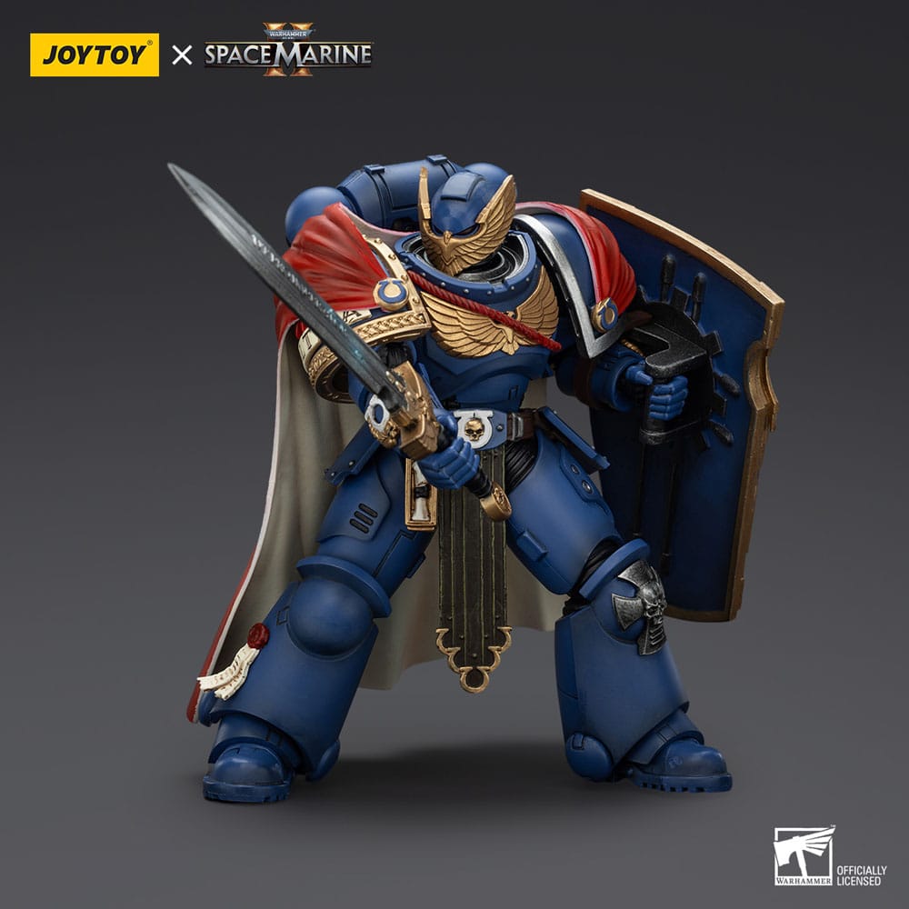 Warhammer 40k Actionfigur Ultramarines Victrix Honour Guardwith Storm Shield And Power Sword 20 cm - Preorder - ETA: 07.11.2025