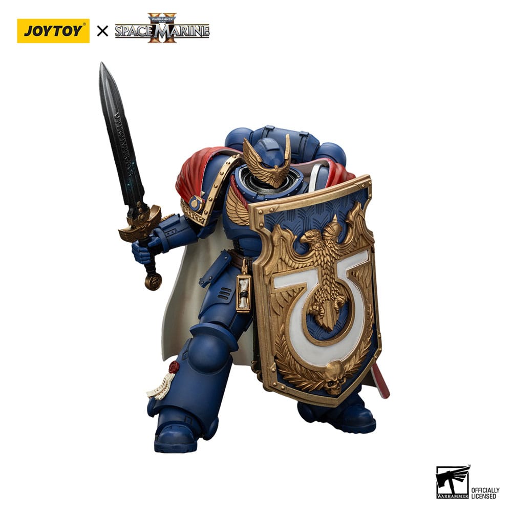 Warhammer 40k Actionfigur Ultramarines Victrix Honour Guardwith Storm Shield And Power Sword 20 cm - Preorder - ETA: 07.11.2025
