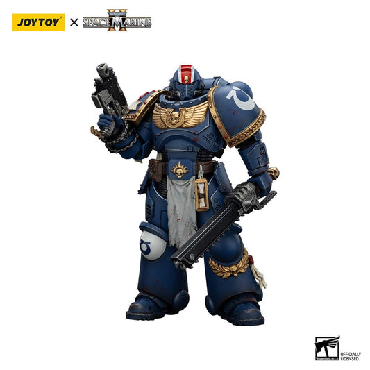 Warhammer 40,000: Space Marine 2 Actionfigur Ultramarines Lieutenant Titus Collectors Edition 13 cm - Preorder - ETA: 24.11.2025