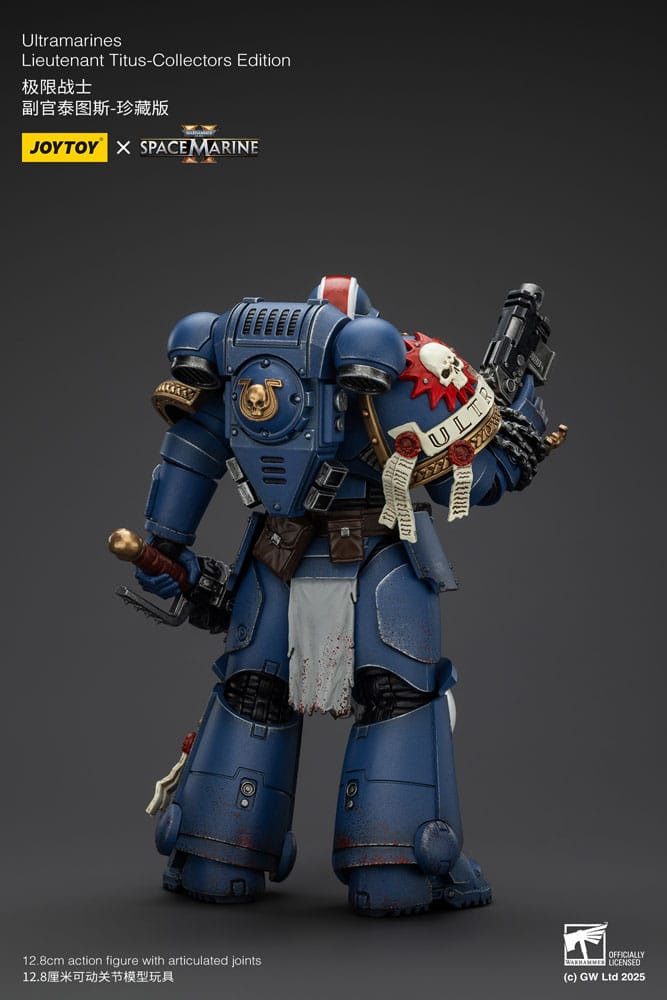 Warhammer 40,000: Space Marine 2 Actionfigur Ultramarines Lieutenant Titus Collectors Edition 13 cm - Preorder - ETA: 07.11.2025
