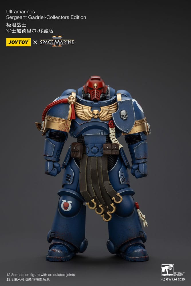 Warhammer 40,000: Space Marine 2 Actionfigur Ultramarines Sergeant Gadriel Collectors Edition 13 cm - Versand: 5-7 Tage nach Bestellung