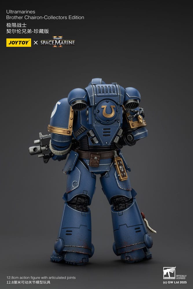 Warhammer 40,000: Space Marine 2 Actionfigur Ultramarines Brother Chairon Collectors Edition 13 cm - Versand: 5-7 Tage nach Bestellung