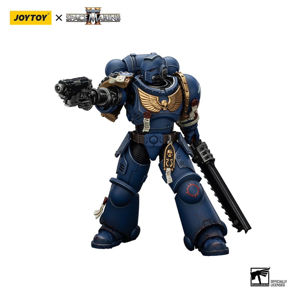 Warhammer 40,000: Space Marine 2 Actionfigur Ultramarines Brother Chairon Collectors Edition 13 cm - Versand: 5-7 Tage nach Bestellung
