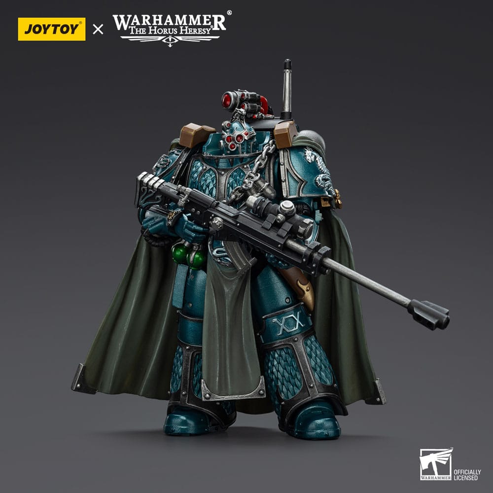 Warhammer The Horus Heresy Actionfigur Alpha Legion Exodus The One who is Many With Sniper Rifle And Power Dagger 20 cm - Preorder - ETA: 25.12.2025