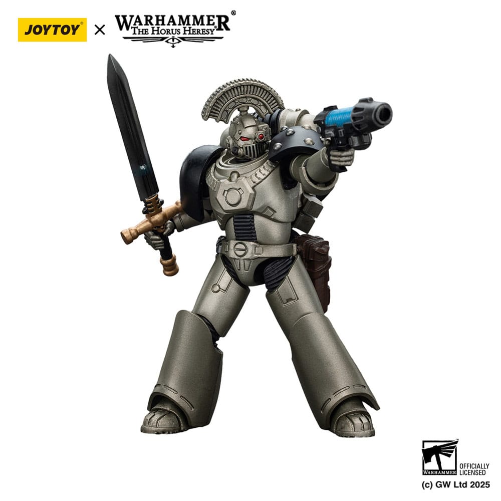 Warhammer The Horus Heresy Actionfigur 1/18 lron Warriors MKVI Tactical Sergeant with Power Sword and Plasma Pistol 12 cm - Preorder - ETA: 26.01.2026