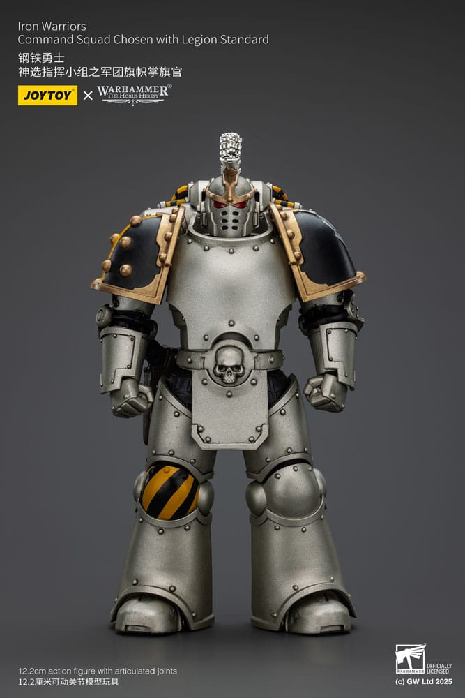 Warhammer The Horus Heresy Actionfigur 1/18 lron Warriors Command Squad Chosen with Legion Standard 12 cm - Preorder - ETA: 26.01.2026