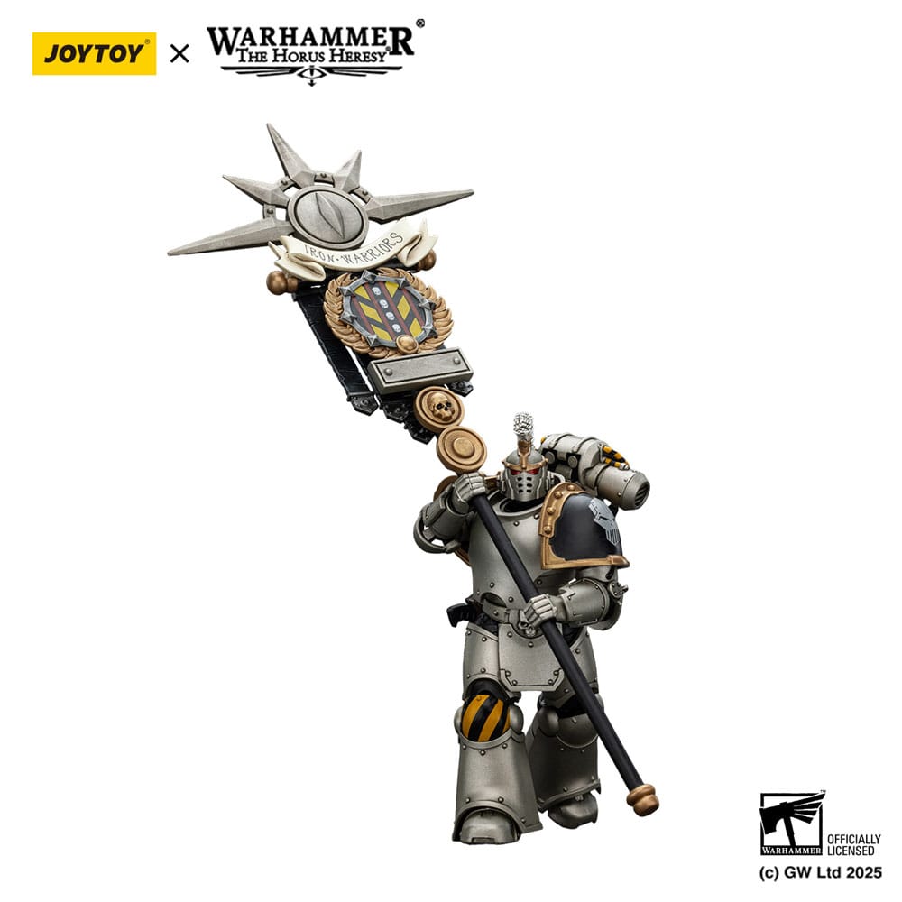 Warhammer The Horus Heresy Actionfigur 1/18 lron Warriors Command Squad Chosen with Legion Standard 12 cm - Preorder - ETA: 26.01.2026
