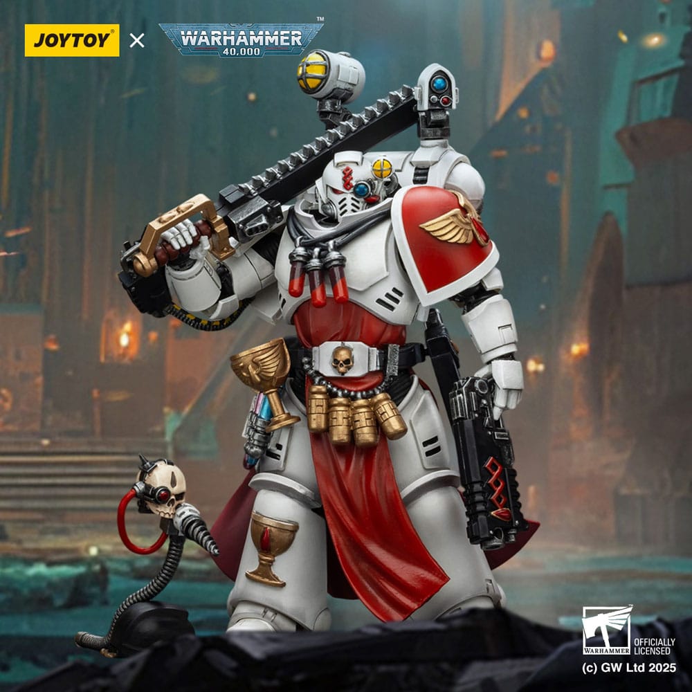 Warhammer 40,000: Combat Patrol Blood Angels Actionfigur Sanguinary Priest with Heavy bolt pistol chainsword and narthecium 20 cm - Preorder - ETA: 25.12.2025