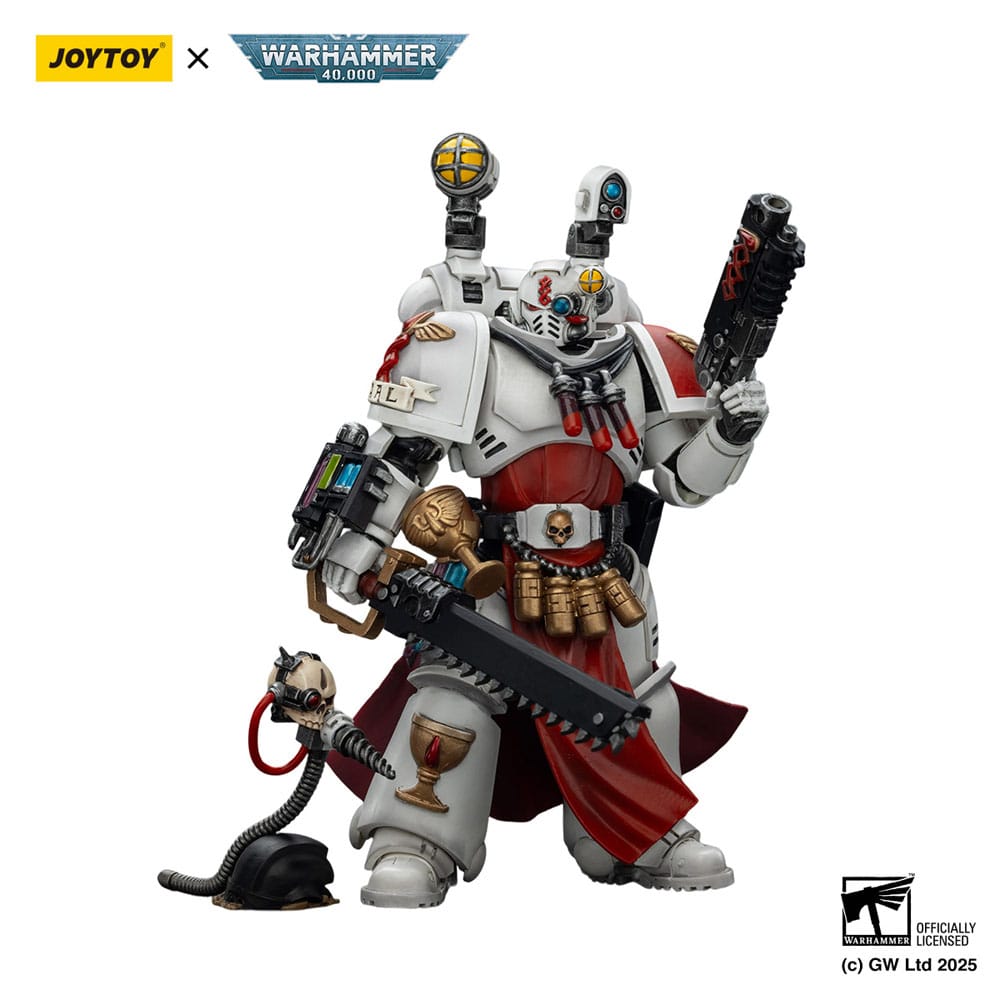 Warhammer 40,000: Combat Patrol Blood Angels Actionfigur Sanguinary Priest with Heavy bolt pistol chainsword and narthecium 20 cm - Preorder - ETA: 25.12.2025