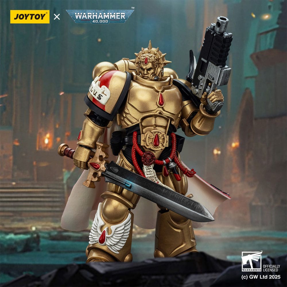 Warhammer 40,000: Combat Patrol Blood Angels Actionfigur Captain with Heavy Bolt Pistol & Power Sword 20 cm - Preorder - ETA: 10.01.2026
