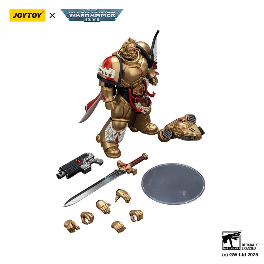 Warhammer 40,000: Combat Patrol Blood Angels Actionfigur Captain with Heavy Bolt Pistol & Power Sword 20 cm - Preorder - ETA: 10.01.2026