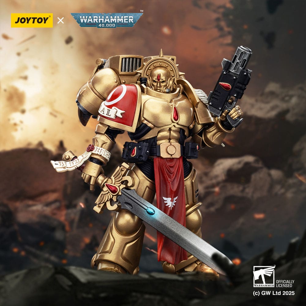 Warhammer 40,000: Combat Patrol Blood Angels Actionfigur Sanguinary Guard 1 with Inferno Pistol and Encarmine Blade 20 cm - Preorder - ETA: 25.12.2025