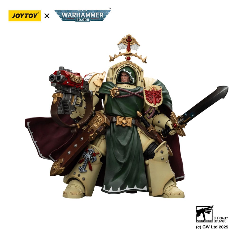 Warhammer 40,000: Dark Angels Actionfigur Belial Grand Master of The Deathwing With the Sword of Silence and Storm Bolter 14 cm - Preorder - ETA: 25.01.2026
