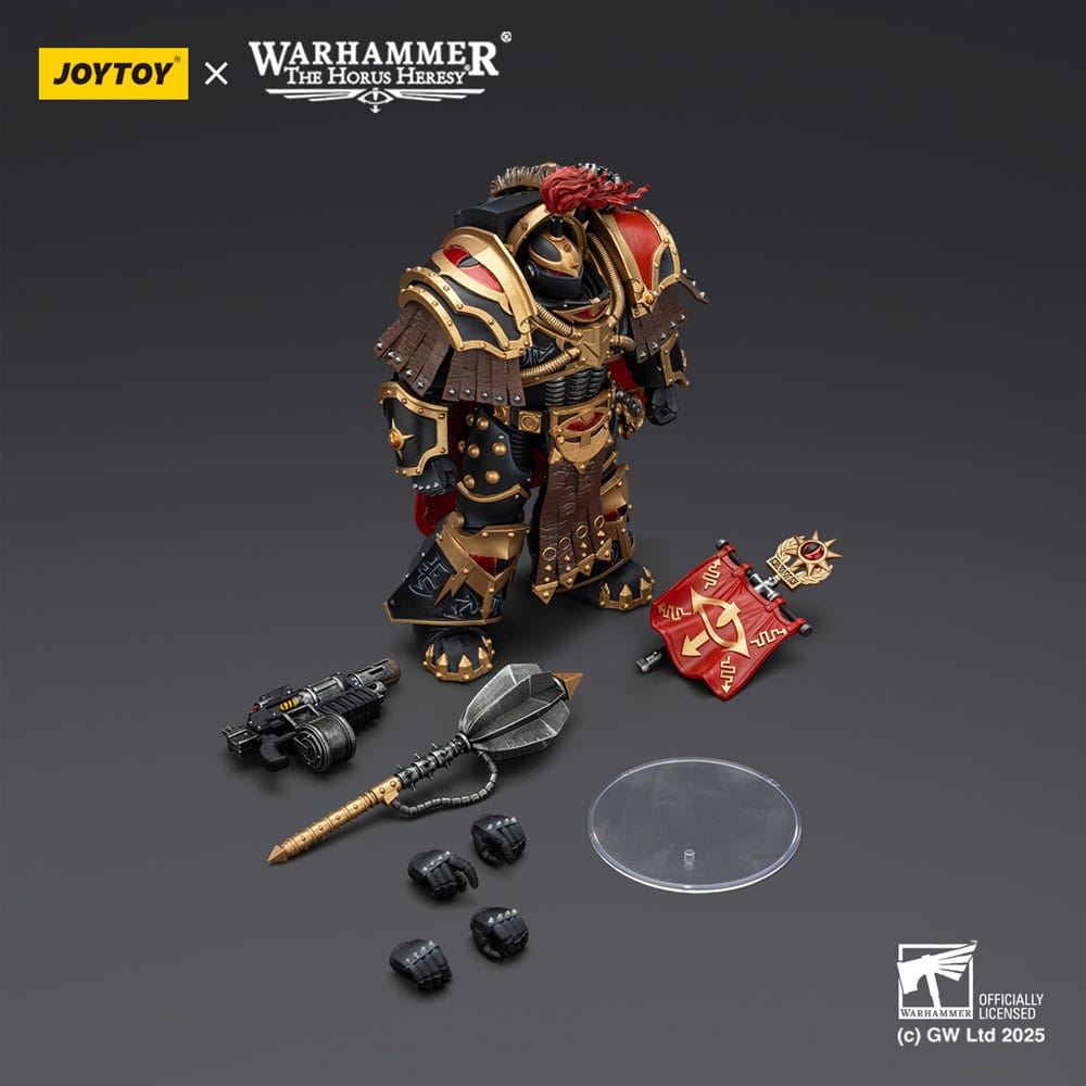 Warhammer 40,000: Sons of Horus Actionfigur Legion Cataphractii Praetorwith Combi-Melta and Power Maul 14 cm - Preorder - ETA: 25.02.2026