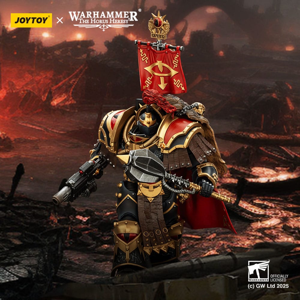 Warhammer 40,000: Sons of Horus Actionfigur Legion Cataphractii Praetorwith Combi-Melta and Power Maul 14 cm - Preorder - ETA: 25.02.2026