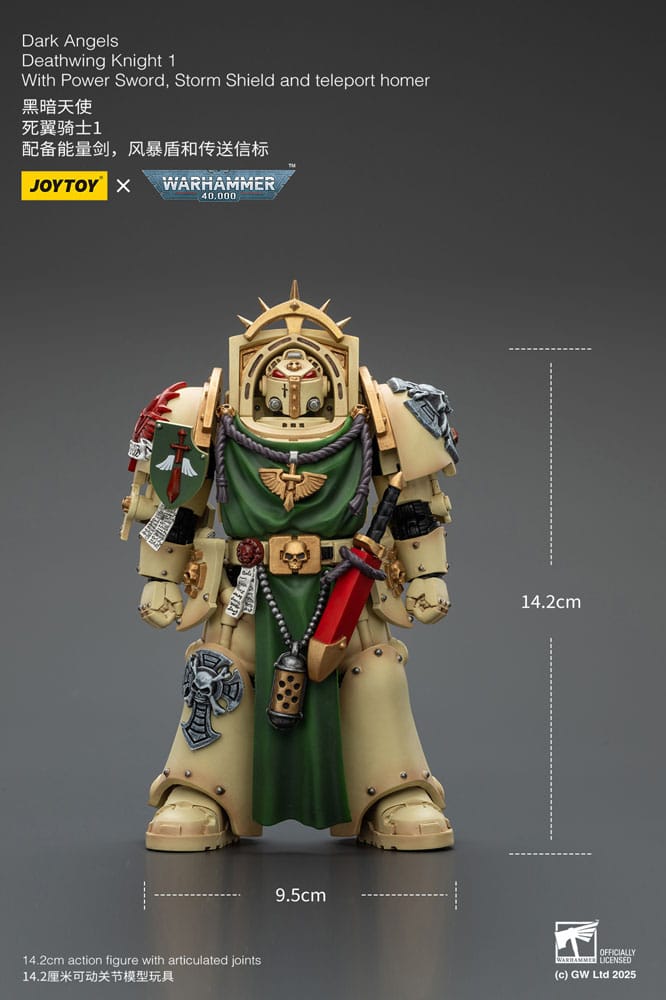 Warhammer 40,000 Actionfigur Dark Angels Deathwing Knight 1 14 cm - Preorder - ETA: 25.02.2026