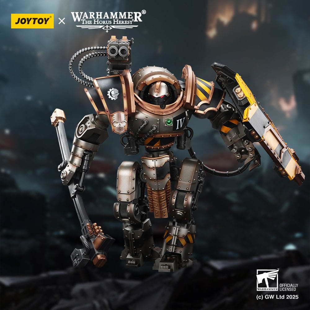 Warhammer The Horus Heresy Actionfigur Iron Warriors Iron Circle Domitar-Ferrum Class Battle-automata with Karceri Battle Shield 24 cm - Preorder - ETA: 25.04.2026