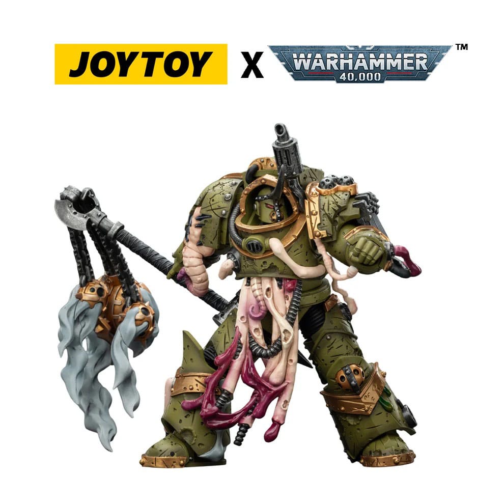 Warhammer 40,000 Actionfigur Death Guard Blightlord Terminator 2 with Flail of Corruption 14 cm - Preorder - ETA: 04.05.2026