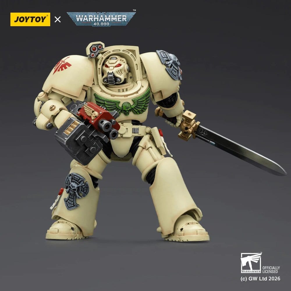 Warhammer 40,000 Actionfigur Dark Angels Deathwing Terminator 1 with Power Sword and Storm Bolter 14 cm - Preorder - ETA: 25.06.2026