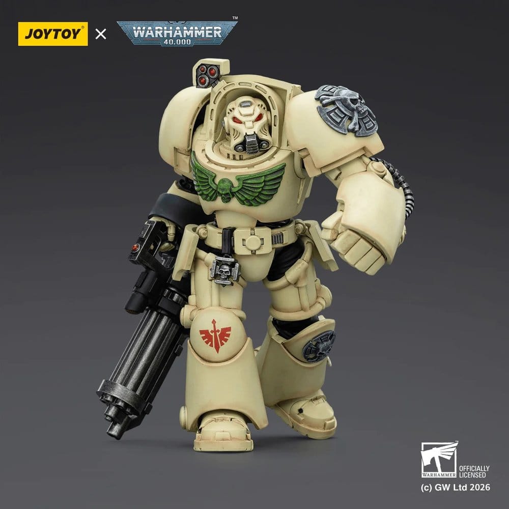 Warhammer 40,000 Actionfigur Dark Angels Deathwing Terminator 3 with Power Fist and Assault Cannon 14 cm - Preorder - ETA: 25.06.2026