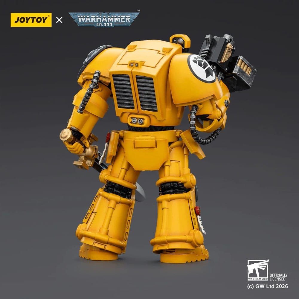 Warhammer 40,000 Actionfigur Imperial Fists Terminator 1 with Power Sword and Storm Bolter 14 cm - Preorder - ETA: 25.06.2026