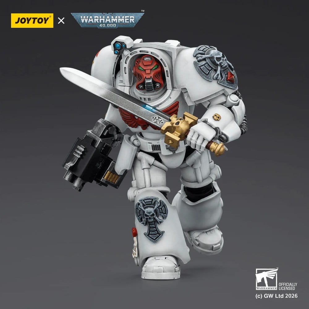 Warhammer 40,000 Actionfigur White Scars Terminator 1 with Power Sword and Storm Bolter 14 cm - Preorder - ETA: 10.07.2026