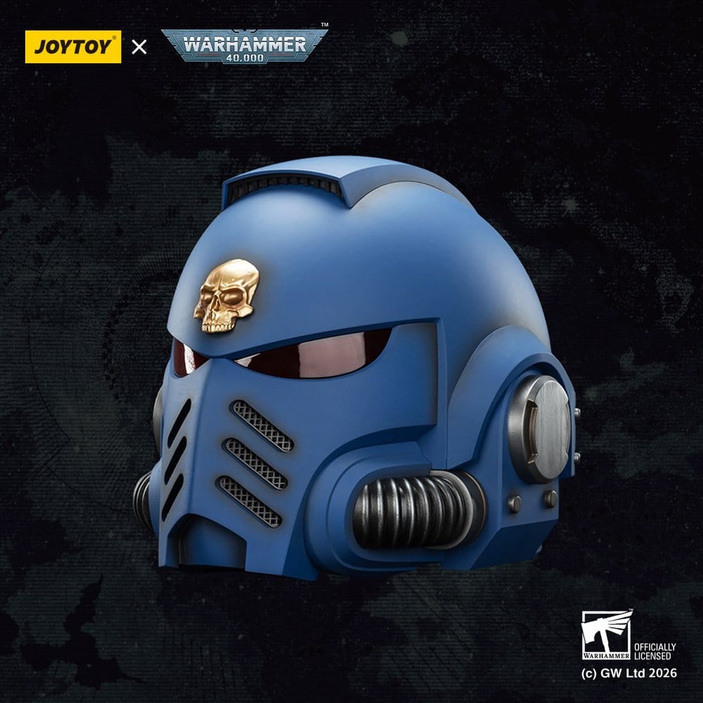 Warhammer 40,000 Captain MkX Helmet Ultramarines 30 cm - Preorder - ETA: 25.09.2026