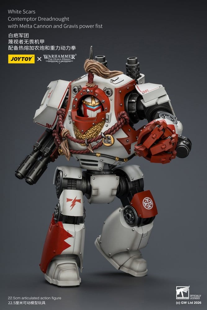 Warhammer The Horus Heresy Actionfigur White Scars Contemptor Dreadnought 23 cm - Preorder - ETA: 25.09.2026