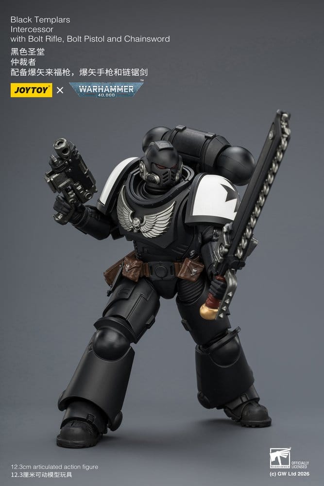 Warhammer 40,000 Actionfigur Black Templars Intercessor 12 cm - Preorder - ETA: 10.08.2026