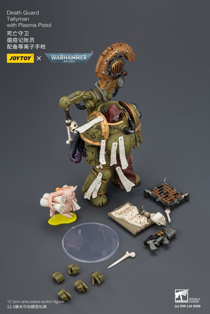 Warhammer 40,000 Actionfigur Death Guard Tallyman 12 cm - Preorder - ETA: 25.09.2026