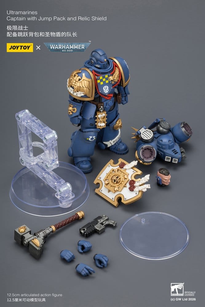 Warhammer Actionfigur Ultramarines Captain 13 cm - Preorder - ETA: 25.11.2026
